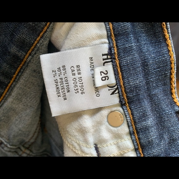 Hudson Nico Mid-rise Super Skinny Blue Jeans - 26 - Picture 7 of 9